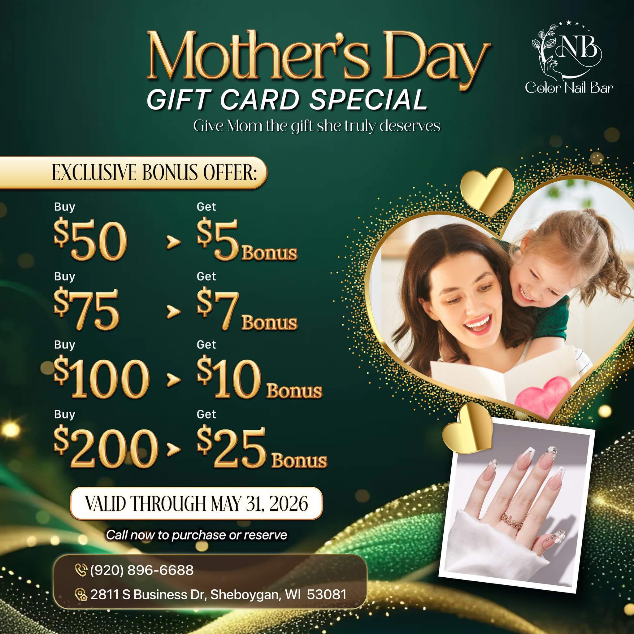 🌟 Color Nail Bar - Promotions 🌟